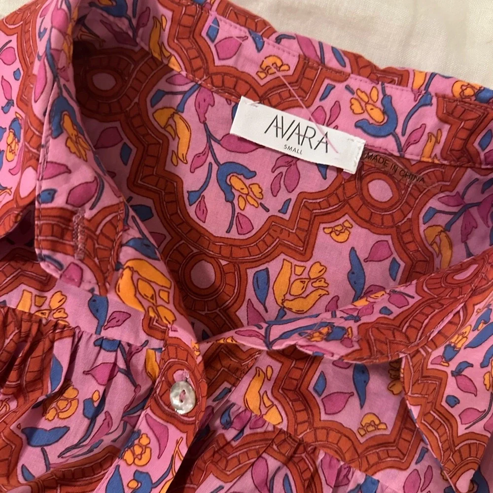 AVARA FALL 25 Floral Patterned Button-Up Blouse - Picture 4 of 7